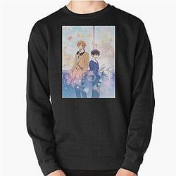 4k Sasaki and Miyano anime official visual Pullover Sweatshirt