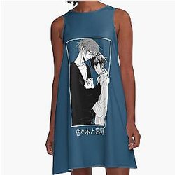Sasaki Shuum and Miyano Yoshikazu - Sasaki to Miyano - Sasaki and Miyano   A-Line Dress