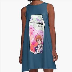 Sasaki Milk - Sasaki and Miyano anime    A-Line Dress