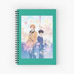 4k Sasaki and Miyano anime official visual Spiral Notebook