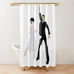 Saturday Night Frankenstein Shower Curtain