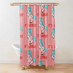 Saturday Night Shower Curtain