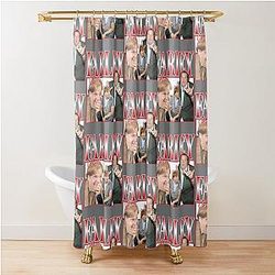Graphic Retro Shower Curtain