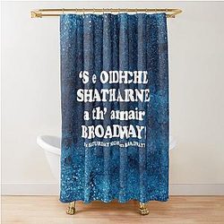 It's Saturday Night on Broadway Shower Curtain