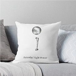 Saturday Night Throw Pillow
