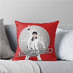 Saturday Night Throw Pillow