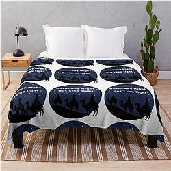 Saturday night out Throw Blanket