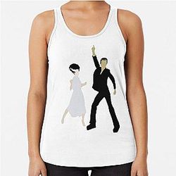 Saturday Night Frankenstein Racerback Tank
