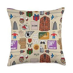 SNL Icons of Saturday Night Live Throw Pillow