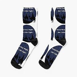 Saturday night out in solid Socks