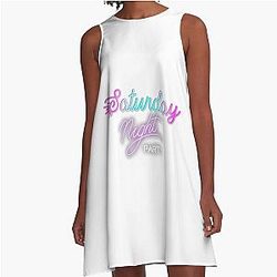 Saturday Night Party A-Line Dress