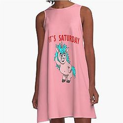 Saturday Night Floral A-Line Dress