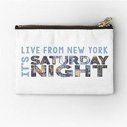 Saturday Night Live Skyline Print Zipper Pouch