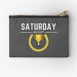Saturday night Zipper Pouch