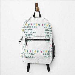 Saturday night out with backpack