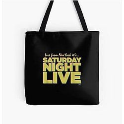 Live From New York It's Saturday Night Live All Over Tote Bag
