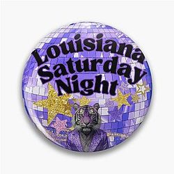 Louisiana Saturday Night Tiger Gameday Pin