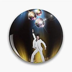 Saturday Night Fever John Travolta 70s Movies Pin