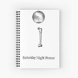 Saturday Night Spiral Notebook