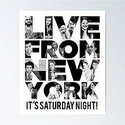 Live from New York Saturday Night Live Early Cast Poster