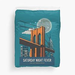 Saturday Night Fever Alternative Movie Poster Duvet Cover