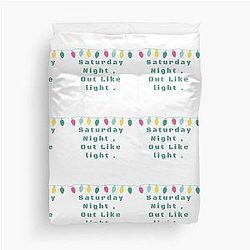 Saturday Night Out Duvet Cover