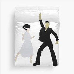 Saturday Night Frankenstein Duvet Cover
