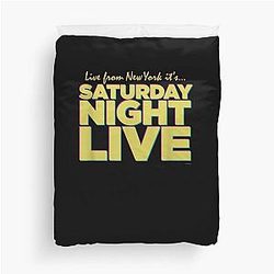 Live From New York Its Saturday Night Live Duvet Cover
