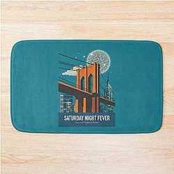 Saturday Night Fever Alternative Movie Poster Bath Mat