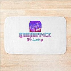 Saturday Night 90s Euro Dance Party Bath Mat