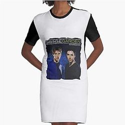 BowersJ Savage Garden Affirmation WoTshirt Graphic T-Shirt Dress