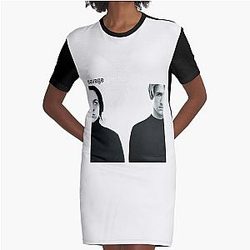 BowersJ Savage Garden Deep Heather Graphic T-Shirt Dress