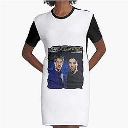 BowersJ Savage Garden Affirmation Graphic T-Shirt Dress