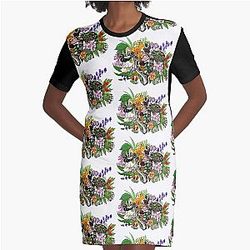 Savage Garden Graphic T-Shirt Dress
