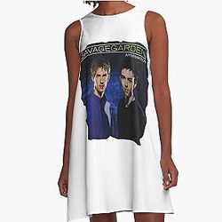 Mens Womens Bowersj Savage Garden Affirmation Funny Fans A-Line Dress