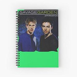 Bowersj Savage Garden Affirmation   T-Shirt Spiral Notebook