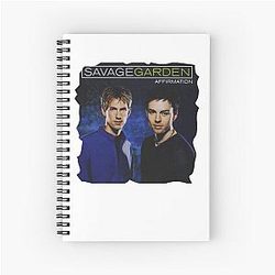 Mens Womens Bowersj Savage Garden Affirmation Funny Fans Spiral Notebook