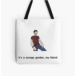 Peep Show Savage Garden All Over Print Tote Bag