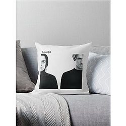 BowersJ Savage Garden Deep Heather Throw Pillow