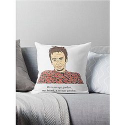 Super Hans - Savage Garden Throw Pillow