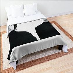 BowersJ Savage Garden Deep Heather Comforter