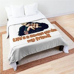 Life's a savage garden my friend! Super Hans Comforter