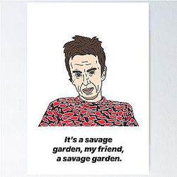 SUPER HANS - SAVAGE GARDEN Poster