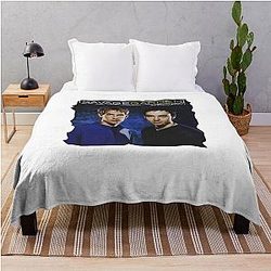 Mens Womens Bowersj Savage Garden Affirmation Funny Fans Throw Blanket