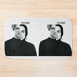 BowersJ Savage Garden Deep Heather Bath Mat