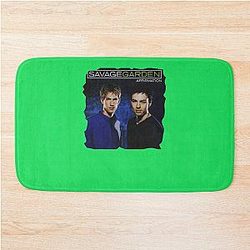 Bowersj Savage Garden Affirmation   T-Shirt Bath Mat