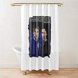 BowersJ Savage Garden Affirmation Shower Curtain