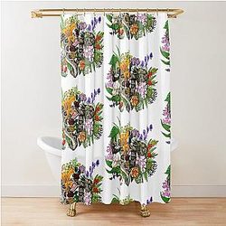 Savage Garden Shower Curtain