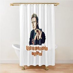 Life's a savage garden my friend! Super Hans Shower Curtain