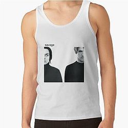 BowersJ Savage Garden Deep Heather Tank Top